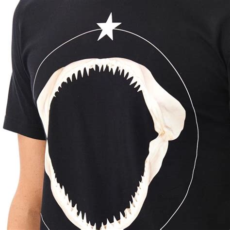 givenchy shark jaw tee|givenchy hole t shirt.